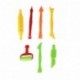 TrifyCore Kit de Herramientas de Arcilla y Masa: Incluye Jeringas de Extrusión, Herramienta de Fabricación de Moldes de Plast
