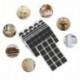 FABSELLER Almohadillas autoadhesivas antideslizantes para muebles, 186 piezas de diferentes tamaños de goma resistente para s