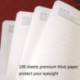 Bullet Journal/Cuaderno Rayas A5,LUOLLOVE Clasico Cuaderno Tapa Dura con Papel Grueso Premium 100g/m²,Portaplumas y Divisore 