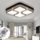 MYHOO 64W LED Regulable Luz de techo Diseño de moda moderna plafón,Lámpara de Bajo Consumo Techo para Dormitorio,Cocina,ofici