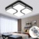 MYHOO 64W LED Regulable Luz de techo Diseño de moda moderna plafón,Lámpara de Bajo Consumo Techo para Dormitorio,Cocina,ofici