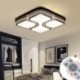 MYHOO 64W LED Regulable Luz de techo Diseño de moda moderna plafón,Lámpara de Bajo Consumo Techo para Dormitorio,Cocina,ofici