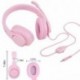 BlueFire Auriculares Gaming para PS4 PC, Cascos Ruido Reducción de Diademas Cerrados Profesional con Micrófono Limpio Sonido 