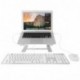 Macally SLIMKEYPROA-ES, Teclado USB-A para Mac y PC, Layout español