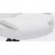 HOGAR24 ES Silla sillón de Oficina Estudio Alta Gama tapizado en Piel sintética, Color Blanco.