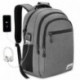 YAMTION Mochila Portátil hasta 15.6 Pulgadas Mochila para Ordenador con Puerto de Carga USB para Hombre y Mujer Mochila Escol