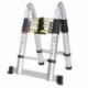 Voluker 3.8M Escaleras plegables aluminio,Escalera Telescópica ,1.9M+1.9M,Escalera aluminio Carga maxima150kg