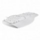 Perixx PERIBOARD-512 Teclado Ergonomico Español - USB - 485x236x44 mm - Blanco
