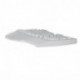 Perixx PERIBOARD-512 Teclado Ergonomico Español - USB - 485x236x44 mm - Blanco