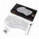 Perixx PERIBOARD-512 Teclado Ergonomico Español - USB - 485x236x44 mm - Blanco