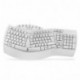 Perixx PERIBOARD-512 Teclado Ergonomico Español - USB - 485x236x44 mm - Blanco