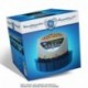 Securina24 Contador de monedas Euro SecuRina1200LCD con casillas y dispositivo enrollador negro - BBB - LCD 