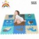 Niños Puzzle Play Mat，Espuma eva Mat Suelo 9 PCS Infantil Alfombra Puzzle para Niños por Juego EVA Puzzle para niños Mat Cart