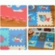 Niños Puzzle Play Mat，Espuma eva Mat Suelo 9 PCS Infantil Alfombra Puzzle para Niños por Juego EVA Puzzle para niños Mat Cart