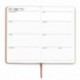 Agenda de Cubierta Dura 2018-2019, Dexmon Organizador Personal Diario, Semanal, Mensual de 5”x8.2"