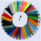 Papel Transfer para Camisetas Oscuras de Vinil PU - 15 hojas de 12"x 12" - Colores surtidos - Hierro Sobre Vinilo Kit de Inic