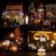 Proyector de Luces de Navidad, Proyector Navidad con Control Remoto Impermeable Iluminación LED 16 Patrones Giratorios, Fiest