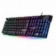 EMPIRE GAMING Teclado de PC Empire K300 QWERTY– 105 Teclas Semi-mecánicas con 19 Teclas Anti-gosthing 12 accesos directos Mul