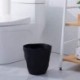 Jancery Papelera Plisada baño sin Tapa de plástico para Basura de Papel, Basura de Basura, plástico, Blanco, 25 * 16 * 24.5CM