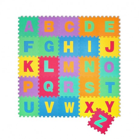 Puzzle goma EVA niños | Alfombra infantil de letras | Tapete puzle para jugar |Estera suelo en espuma EVA para bebé niña y ni