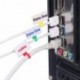 SIQUK 160 Piezas Etiquetas para el lazo de cables en 4/6 pulgadas Marcador para el lazo con cierre automático con 288 piezas 