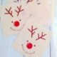 Emorias 100 Pcs Alce de Navidad Papel de Caramelo Galletas Bolsa de Celofán Lindo Decoración Caja de Regalo Adhesivo