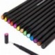 AOLVO Fineliner - Juego de rotuladores para Colorear, 0,4 mm, Punta Fina, bolígrafos de Dibujo Finos, bolígrafos para Diario,