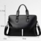 DCRYWRX Abogados De Cartera De Negocios De Cuero De PU Bolso De Mensajero para 14" Laptop Bolso Gran Capacidad Informal Bolso