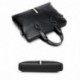DCRYWRX Abogados De Cartera De Negocios De Cuero De PU Bolso De Mensajero para 14" Laptop Bolso Gran Capacidad Informal Bolso