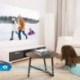 Proyector Crosstour Mini LED, de Cine en casa Full HD 1080P Lampara con 55.000 Horas de Uso, Compatible con HDMI/USB/Tarjeta 