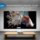 Proyector Crosstour Mini LED, de Cine en casa Full HD 1080P Lampara con 55.000 Horas de Uso, Compatible con HDMI/USB/Tarjeta 