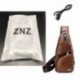 ZNZ Bolsos Cruzados Antirrobo Impermeable, Mochila de Pecho PU Cuero para Hombres Bandolera Sling Messenger Puerto de Carga U