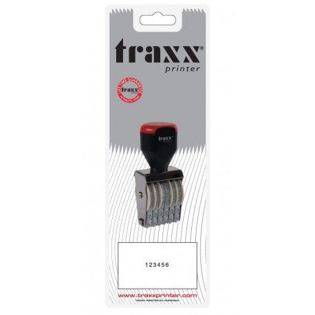TRAXXN04-06 - Sello manual con 6 números 4 mm 
