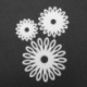 vanpower Metal Cutting Dies Stencils para álbum de fotos DIY Scrapbooking Tarjeta de bricolaje, flor de crisantemo