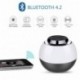 Macrourt Mini Altavoz Bluetooth，Caja de Música Chulo Altavoz Redondo inalámbrico con Botón Táctil, Lámpara de Noche para niño