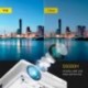 YABER Mini Proyector 2600 Lumens Multimedia Vídeo Proyector Portátil Soporta 1080P VGA HDMI USB SD AV, Proyector Cine en Casa