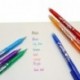 TAPEPRO FriXion Clicker set 8 Color 0.5mm Bolígrafo roller de gel de tinta borrable 8 unidades Pluma Borrable Colorido Dibuj