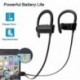 Hoidokly Auriculares Bluetooth 4.1 Cascos Inalámbricos Deportivos con Micrófono, reducción de Ruido, IPX5 Impermeable, Sonido