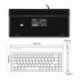 Perixx PERIBOARD-409 Mini Teclado Inglés QWERTY Español - USB - Color Piano Negro - Dimensión 315x147x21mm