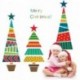 Ruikey Etiqueta de la Pared del árbol de Navidad Vinilo Pegatinas Decorativas etiqueta de la ventana de navidad Arbol de Navi