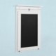 SoBuy FWT20-W,Mesa Plegable de Pared, Escritorio para Fijar en la Pared,con Pizarra Frontal,Blanco,Es