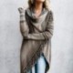 Linlink Liquidación Mujeres Borla Irregular Cardigan de Punto suéter Poncho Chal Abrigo Chaqueta Outwear
