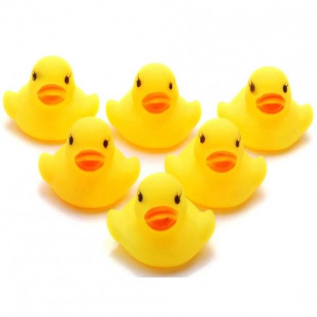 Xuniu 1 Piezas de Juguetes de baño de Pato Amarillo, Lindo Patito de Goma Patito Patito para bebé, niños