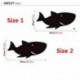 Aniaml Dolphin Whale pegatinas de pared Pizarra Etiqueta de la decoración del hogar Kids Room cocina pizarra pizarra vinilo p