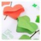 Sipliv notas adhesivas creativa de bloc de notas empaquetar individualmente notas autoadhesivas conjunto de 6 - verde hoja de