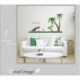 Ljtao [Spike] Calcomanías Baratas Pegatinas De Pared Extraíble Ambiente Impermeable De Palma Pavo Real Pintura Decorativa Sal